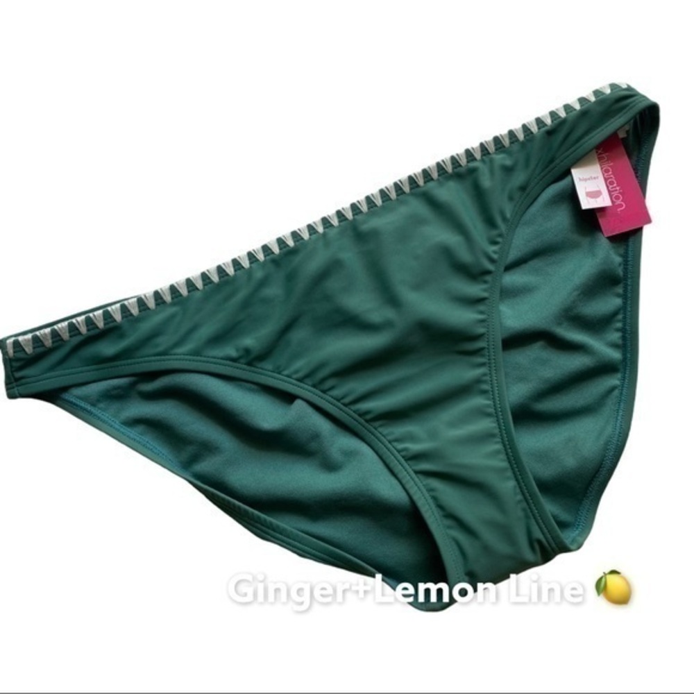 XHILIRATION Green Bikini Bottom XL NWT